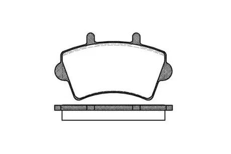 Тормозные колодки пер. Master/Movano 00- (R16) WOKING P9193.00