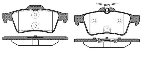 Гальмівні колодки WOKING P9423.40