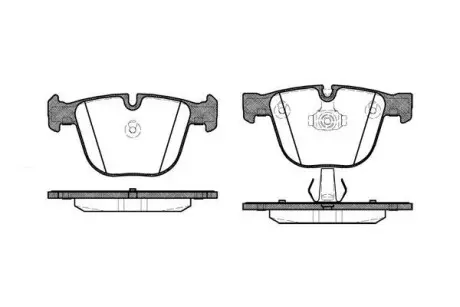 Колодки тормозные диск. задн. (Remsa) Bmw 1 3.0 07-13,Bmw 3 4.0 05-11,Bmw 3 4.0 05-13 WOKING P9923.00