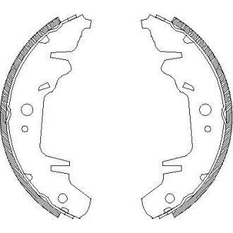 Колодки тормозные WOKING Z4020.00