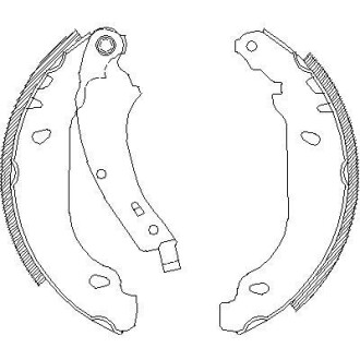 Тормозные колодки зад. Clio/Logan/Sandero/Symbol (04-21) WOKING Z4074.00