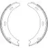 Колодки гальмівні. задн. (Remsa) Mercedes-Benz A-Class (W169) 1.5 04-12, Mercedes-Benz A-Class (W169) 1.7 04-12 WOKING Z4093.01 (фото 1)