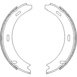 Колодки гальмівні. задн. (Remsa) Mercedes-Benz A-Class (W169) 1.5 04-12, Mercedes-Benz A-Class (W169) 1.7 04-12 WOKING Z4093.01