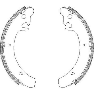 Гальмівні колодки зад. Kalina/Priora/Samara/Slavuta (76-18) WOKING Z4129.00