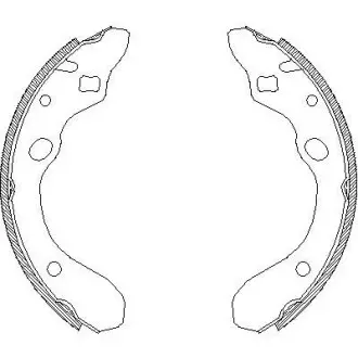 Колодки тормозные WOKING Z4147.00