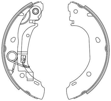 Колодки ручного тормоза Touareg 02-10/Cayenne 02-07/LR III 02-12/Audi Q7 06-15 (VAG) WOKING Z4163.00