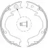 Колодки тормозные бараб. ручн. торм. (Remsa) Subaru Legasy Outback 03&gt;09 (Z4734.00) WOKING Z473400 (фото 1)