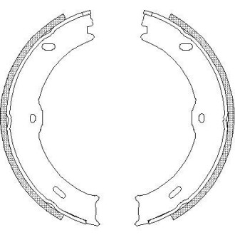 Колодки тормозные. задн. (Remsa) Mercedes-Benz Sprinter 35-t 1.8 06-,Mercedes-Benz Sprinter 35-t 2.1 06- WOKING Z4746.00