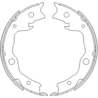 Гальмівні колодки задн. Leaf/Tiida/Pulsar/Sentra/Juke/Cube/Qashqai/XTrail/RAV 4/Koleos 07- WOKING Z4752.00