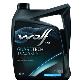 GUARDTECH 15W40 SL/CF 4Lx4 Wolf 8300219