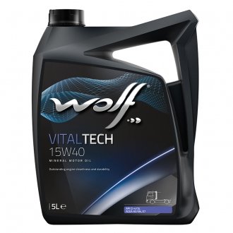 VITALTECH 15W40 5Lx4 Wolf 8301117