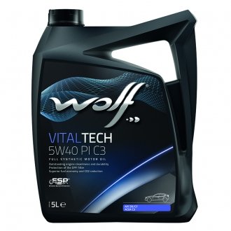 VITALTECH 5W40 PI C3 5Lx4 Wolf 8303012