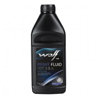 BRAKE FLUID DOT 3&4 1Lx12 Wolf 8307805