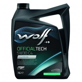 OFFICIALTECH 5W30 C4 4Lx4 Wolf 8308413