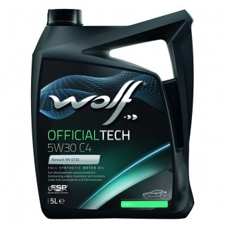 OFFICIALTECH 5W30 C4 5Lx4 Wolf 8308512