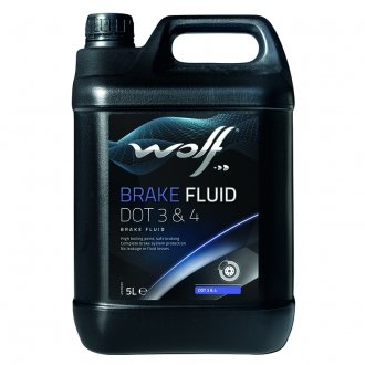 BRAKE FLUID DOT 3&4 5Lx4 Wolf 8311482