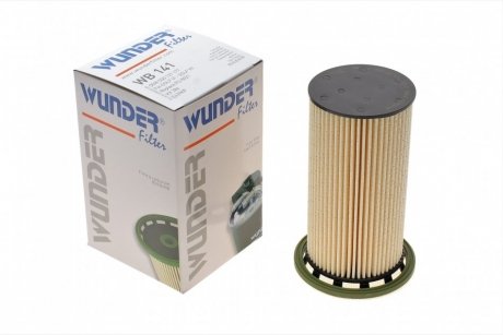 Фильтр топливный Audi A3/Q2/TT/Skoda Octavia/SuperB/VW Caddy/Golf/Passat/Polo/Tiguan 1.6/2.0D 09- WUNDER FILTER WB 141