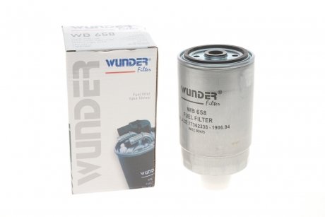 Фільтр паливний Citroen Jumper/Fiat Ducato/Peugeot Boxer 2.0-2.8 HDi 02- WUNDER FILTER WB 658