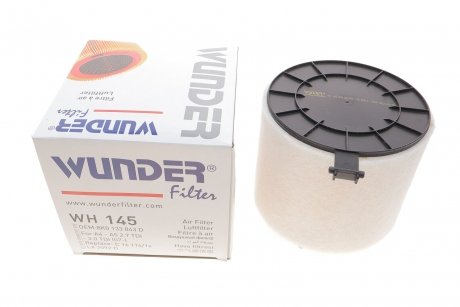 Фильтр воздушный Audi A4/A5 2.7-3.2TFSI 07- WUNDER FILTER WH 145