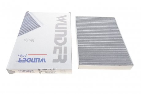 Фильтр салона Citroen C5/Peugeot 407 04-(угольный) WUNDER FILTER WPK 413