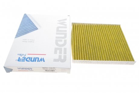 Фильтр салона Skoda Fabia/Roomster/VW Polo 99-10 (угольный) WUNDER FILTER WPK 720