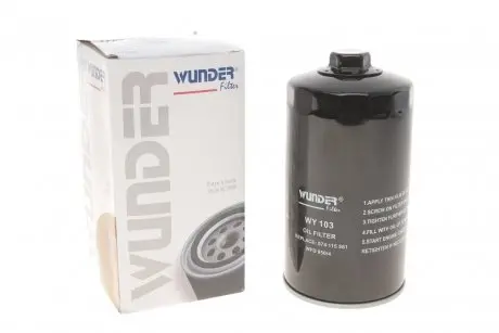 Фильтр масляный VW T4 2.4D/2.5DTI WUNDER FILTER WY 103