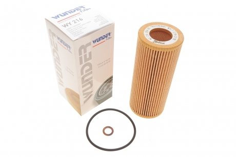 Фильтр масляный BMW 3 (E46)/5 (E60/E61) 2.0 D 03-- WUNDER FILTER WY 216