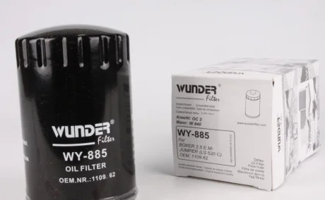 Фільтр масляний Citroen Jumper/Peugeot Boxer 2.4/2.5D/TDI 94-02 WUNDER FILTER WY 885