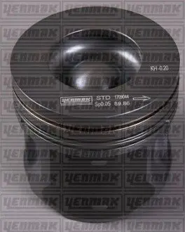 Поршень с кольцами і пальцем (размер отв. 89.91/STD) FORD Transit 2.4TDCi (V348 DURATORQ TDCI) YENMAK 31-03469-000