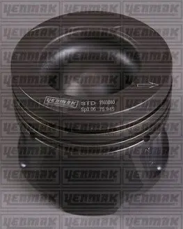 Поршень с кольцами і пальцем (размер отв. 76,00 / STD) RENAULT Kangoo, Megane, 1.5 dCi 08-, (4 цл.) (K9K 837/846 Euro5 95-110PS / OM607.951 OM607 DE 15…) YENMAK 31-04185-000