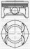 Поршень с кольцами і пальцем (размер отв. 79 / STD) OPEL ASTRA J 1.6 (4цл.) (A16XER) YENMAK 31-04231-000 (фото 1)