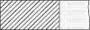 Комплект поршневих кілець (78.50/STD) (1.5/1.5/3) CITROEN Xsara Picasso 1.6 99- YENMAK 91-09362-000 (фото 1)