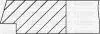 Комплект поршневих кілець FIAT Fioroni 1.4 (80.5/STD) (1.5/1.75/3) YENMAK 91-09396-000 (фото 3)