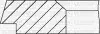 Комплект поршневих кілець (на 1 поршень) FORD Transit Connect 1.8TDCi (82.5/STD) (1.75/2/2) YENMAK 91-09477-000 (фото 3)
