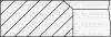 Комплект поршневих кілець (84,25/+0.50) (1,2/1,5/2,0) BMW E81/E87 116i/118i/120i, E90 318i/320i, E83/E84 X1/X3 2,0 YENMAK 91-09624-050 (фото 1)
