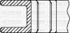 Комплект поршневих кілець (на 1 поршень) OPEL Antara 2.4, CHEVROLET Captiva 2.4 (87.5/STD) (1,2/1,5/2,5) YENMAK 91-09814-000 (фото 3)