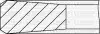Комплект поршневих кілець (на 1 поршень) (75,00/STD) (2,5/1,95/2,0) CITROEN 1.6HDI 11- YENMAK 91-09898-000 (фото 2)