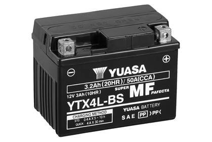 МОТО 12V 3Ah MF VRLA Battery AGM (сухозаряжений) YUASA YTX4L-BS