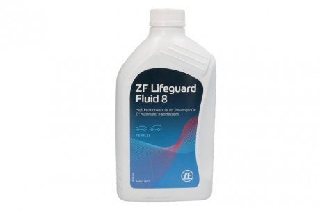 Масло трансмиссионное LIFEGUARDFLUID 8 - 1л ZF S671090312