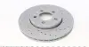 Диск тормозной (передний) Skoda Fabia/Octavia 96-/VW Golf (256x22)(с покрытие.) (с отверстием)(вентил) ZIMMERMANN 100.1233.52 (фото 4)
