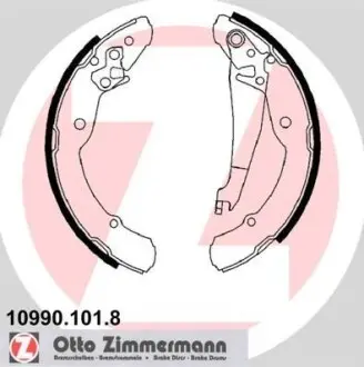 Гальмівні колодки ZIMMERMANN 10990.101.8