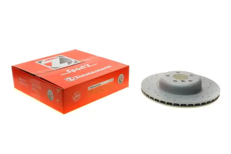 Диск тормозной (задний) BMW 3 (G20/G30)/5(G31)/6 (G32)/X5 (G05/F95) 17-(345x24) (с покрытием)(вент) ZIMMERMANN 150.2946.52