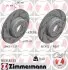 Диск тормозной (передний) BMW 5 (F10/F11) 10-(330x24) (с покрытием) (с прорезью) (вентилированный) ZIMMERMANN 150.3482.53 (фото 1)