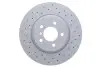 Диск тормозной (передний) BMW 5 (F10/F11)/6 (F06/F13) 09- (348x30) (с покрытием) (с отверстиями (вент.) ZIMMERMANN 150.3483.52 (фото 1)