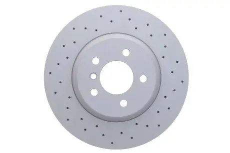 Диск тормозной (передний) BMW 5 (F10/F11)/6 (F06/F13) 09- (348x30) (с покрытием) (с отверстиями (вент.) ZIMMERMANN 150.3483.52