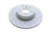 Диск тормозной (задний) BMW X3 (F25)/ X4 (F26) 10-(330x20) (с покрыт.) (вентил.) (с отверстиями) ZIMMERMANN 150.3495.52 (фото 7)