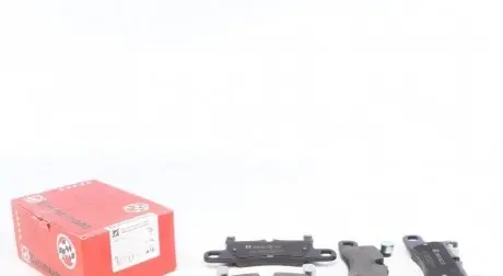 Колодки тормозные (задние) Porsche Cayenne 10- (187.4x64x17) (Brembo) ZIMMERMANN 24721.175.1
