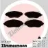 Колодки тормозные. ZIMMERMANN 24738.200.1 (фото 1)
