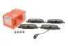 Колодки гальмівні (передні) VW Golf VII/VIII/Passat/Seat Leon 12- (TRW) (з датчиком) ZIMMERMANN 25683.200.2 (фото 1)