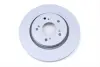 Диск тормозной (передний) Honda CR-V III-IV 2.0-2.2D-2.4 07-(293x28) (с покрытием) (вентилированный) ZIMMERMANN 280.3175.20 (фото 6)